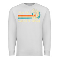Dove Grey costa rica retro beach vacation costa rica souvenir beach t shirt Premium Sweatshirt - linhVisuals