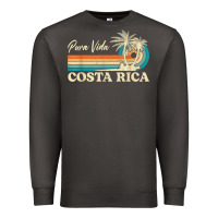 Smoke costa rica retro beach vacation costa rica souvenir beach t shirt Premium Sweatshirt - linhVisuals