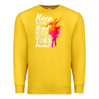 Lemon ballet dancer keep head high toes pointed ballerina teacher Premium Sweatshirt - linhVisuals