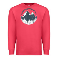 Cardinal bainbridge island wa mountains hiking climbing camping Premium Sweatshirt - linhVisuals