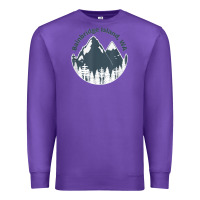 Purple bainbridge island wa mountains hiking climbing camping Premium Sweatshirt - linhVisuals