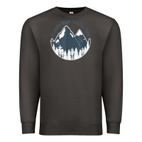 Smoke bainbridge island wa mountains hiking climbing camping Premium Sweatshirt - linhVisuals