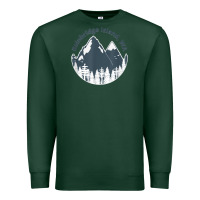 Sports Green bainbridge island wa mountains hiking climbing camping Premium Sweatshirt - linhVisuals