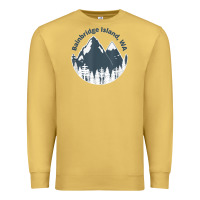 Antique Gold bainbridge island wa mountains hiking climbing camping Premium Sweatshirt - linhVisuals