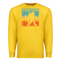 Lemon bassquatch! funny bigfoot fishing outdoor retro Premium Sweatshirt - linhVisuals