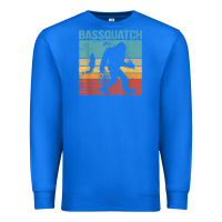 True Royal bassquatch! funny bigfoot fishing outdoor retro Premium Sweatshirt - linhVisuals