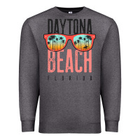 Charcoal Heather daytona beach shirt florida summer vacation surfing daytona sweatshirt Premium Sweatshirt - linhVisuals