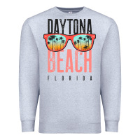 Heather Grey daytona beach shirt florida summer vacation surfing daytona sweatshirt Premium Sweatshirt - linhVisuals
