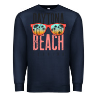 Navy daytona beach shirt florida summer vacation surfing daytona sweatshirt Premium Sweatshirt - linhVisuals