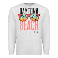 Oatmeal Heather daytona beach shirt florida summer vacation surfing daytona sweatshirt Premium Sweatshirt - linhVisuals