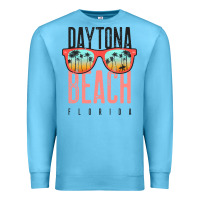 Ocean Blue daytona beach shirt florida summer vacation surfing daytona sweatshirt Premium Sweatshirt - linhVisuals