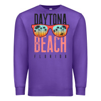 Purple daytona beach shirt florida summer vacation surfing daytona sweatshirt Premium Sweatshirt - linhVisuals