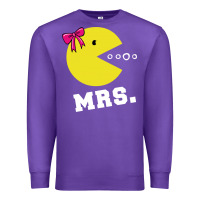 Purple Mrs Pacman Premium Sweatshirt - linhVisuals
