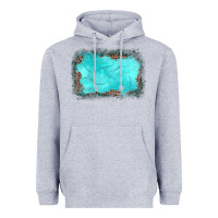 Heather Grey gemstone leopard background Heavyweight Hoodie - JahusDesignShop
