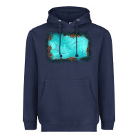 Navy gemstone leopard background Heavyweight Hoodie - JahusDesignShop