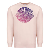 Pale Pink dirty heads Premium Sweatshirt - linhVisuals