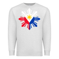 Oatmeal Heather philippine flag hoodie pinoy flag filipino shirt pinoy sun Premium Sweatshirt - linhVisuals