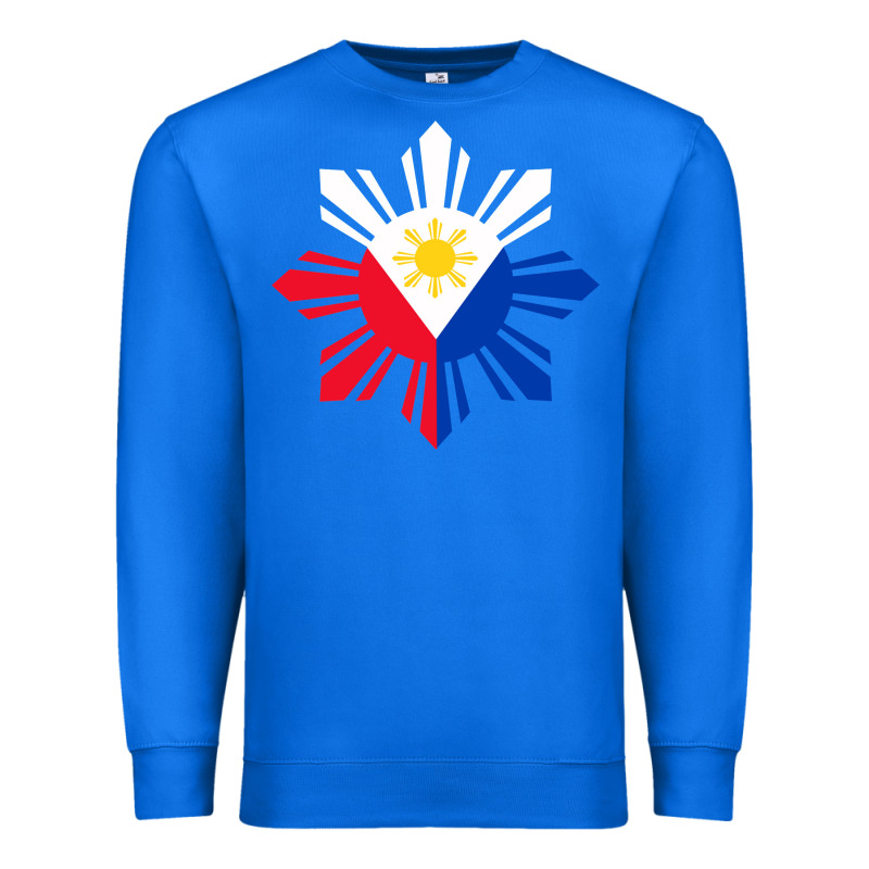 Philippine Flag Hoodie Pinoy Flag Filipino Shirt Pinoy Sun Premium Sweatshirt by linhVisuals | Teevron