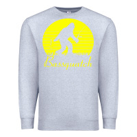Heather Grey bassquatch bigfoot Premium Sweatshirt - linhVisuals