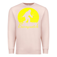 Pale Pink bassquatch bigfoot Premium Sweatshirt - linhVisuals