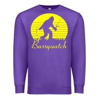 Purple bassquatch bigfoot Premium Sweatshirt - linhVisuals