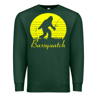 Sports Green bassquatch bigfoot Premium Sweatshirt - linhVisuals