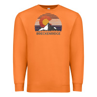 Carrot breckenridge colorado x co flag mountain peak raglan baseball tee Premium Sweatshirt - linhVisuals