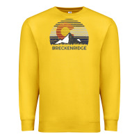 Lemon breckenridge colorado x co flag mountain peak raglan baseball tee Premium Sweatshirt - linhVisuals
