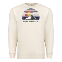 Sandshell breckenridge colorado x co flag mountain peak raglan baseball tee Premium Sweatshirt - linhVisuals