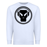 White metalheadz Premium Sweatshirt - linhVisuals