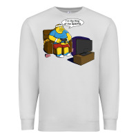 Dove Grey the king of the sports Premium Sweatshirt - linhVisuals