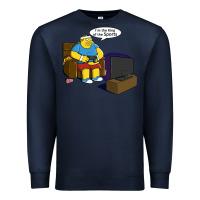 Navy the king of the sports Premium Sweatshirt - linhVisuals