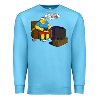 Ocean Blue the king of the sports Premium Sweatshirt - linhVisuals