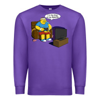 Purple the king of the sports Premium Sweatshirt - linhVisuals