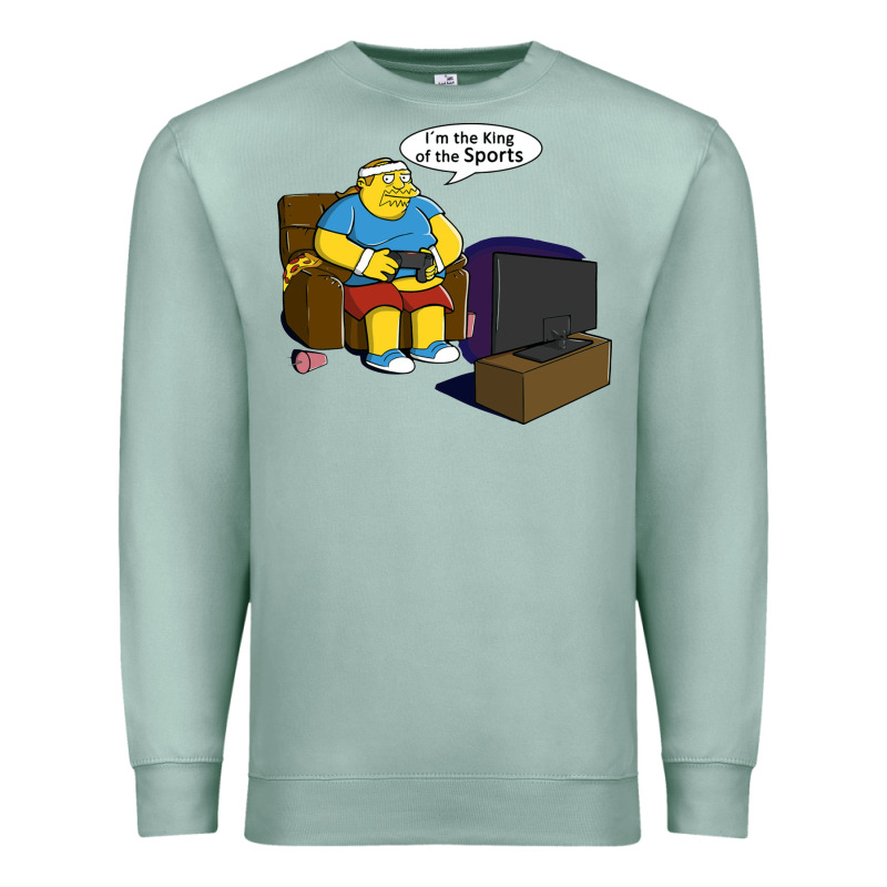The King Of The Sports Premium Sweatshirt by linhVisuals | Teevron