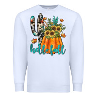 White hello fall Premium Sweatshirt - JahusDesignShop
