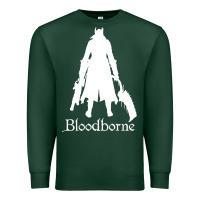 Sports Green bloodborne zipped Premium Sweatshirt - linhVisuals