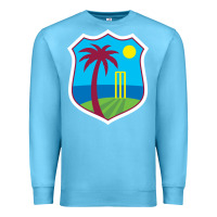 Ocean Blue west indies cricket Premium Sweatshirt - linhVisuals
