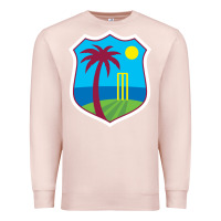 Pale Pink west indies cricket Premium Sweatshirt - linhVisuals