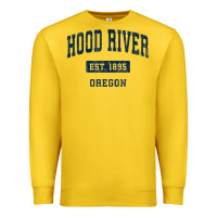 Lemon hood river oregon or vintage sports established navy design t shirt Premium Sweatshirt - linhVisuals