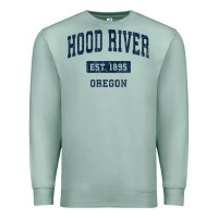 Seafoam hood river oregon or vintage sports established navy design t shirt Premium Sweatshirt - linhVisuals
