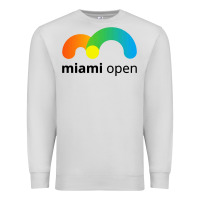 Dove Grey miami open Premium Sweatshirt - linhVisuals
