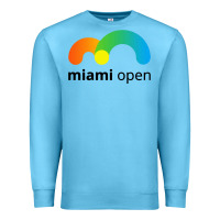 Ocean Blue miami open Premium Sweatshirt - linhVisuals
