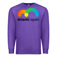 Purple miami open Premium Sweatshirt - linhVisuals