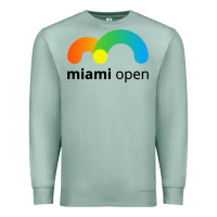 Seafoam miami open Premium Sweatshirt - linhVisuals