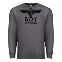 Charcoal Heather boy london Premium Sweatshirt - linhVisuals