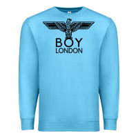 Ocean Blue boy london Premium Sweatshirt - linhVisuals