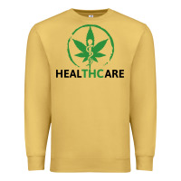 Antique Gold healthcare thc marijuana cannabis medical Premium Sweatshirt - linhVisuals