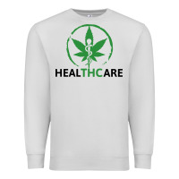 Dove Grey healthcare thc marijuana cannabis medical Premium Sweatshirt - linhVisuals