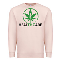 Pale Pink healthcare thc marijuana cannabis medical Premium Sweatshirt - linhVisuals